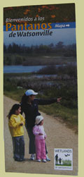 wetlands of watsonville trail guide brochure, front