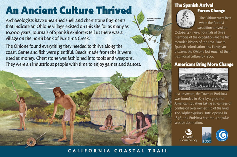 Cowell-Purisima Trail, An Ancient Culture Thrived Panel