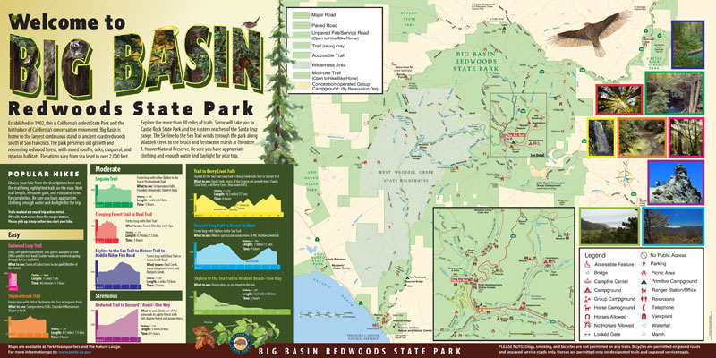 Big Basin Welcome Panel