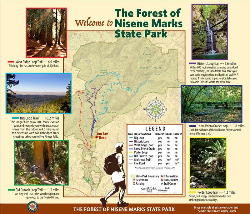 Nisene Marks State Park Welcome Panel